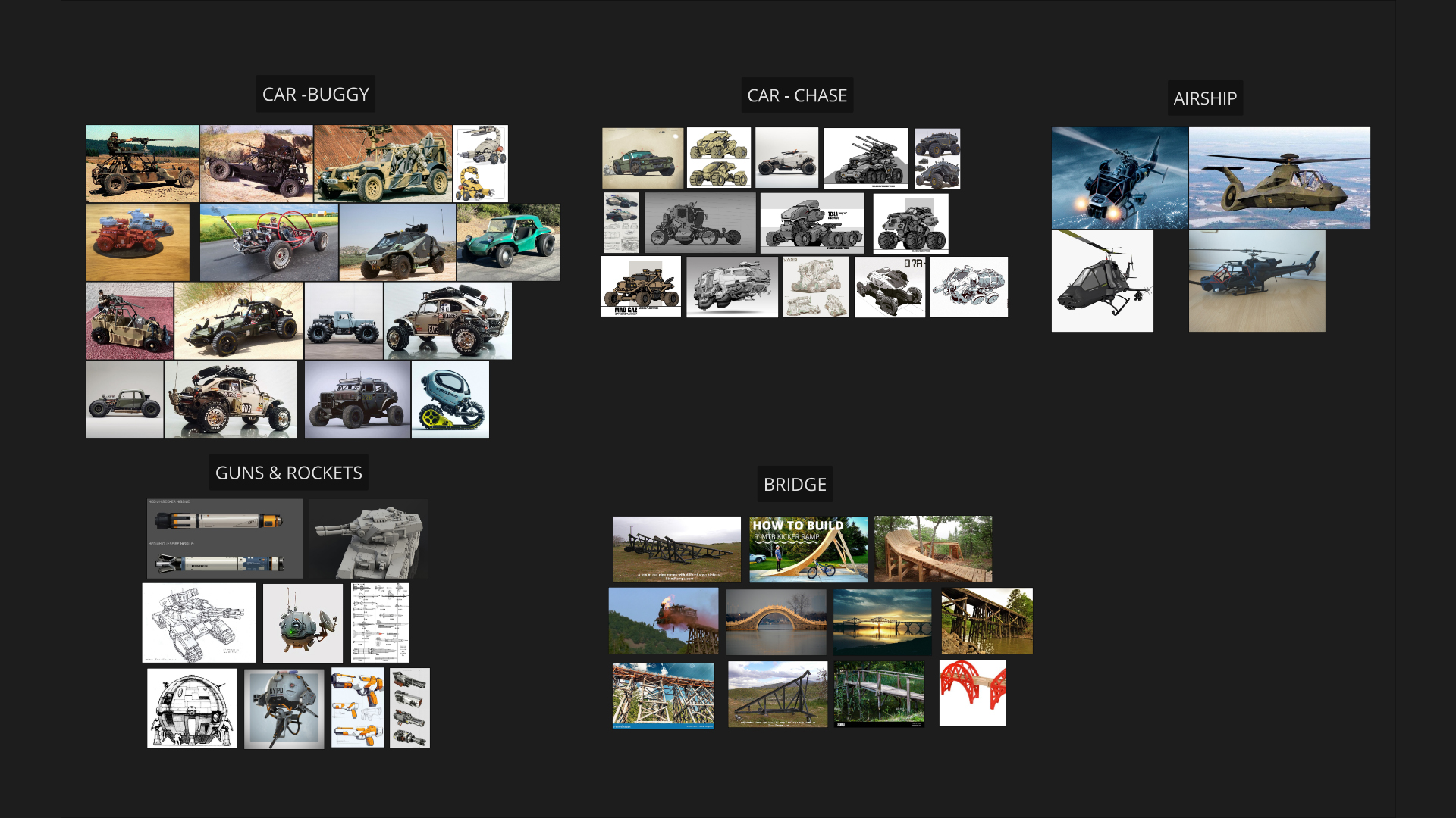 PureRef board of Reference images 