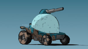 Dune buggy design for 3D art challenge